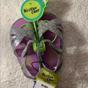 Western Chief Sandbox Glitter Sandals